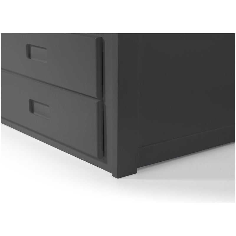 Julian Bowen Maisie guest bed with storage drawers in anthracite, UK version