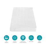 Tutti Bambini pocket sprung cot mattress white 70x140 cm, imported from the UK