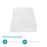 Tutti Bambini pocket sprung cot mattress cot and cot bed - British product