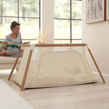 Tutti Bambini CoZee Go Day & Night Travel Cot Bundle, Walnut & Ecru Finish GOODS Costco UK