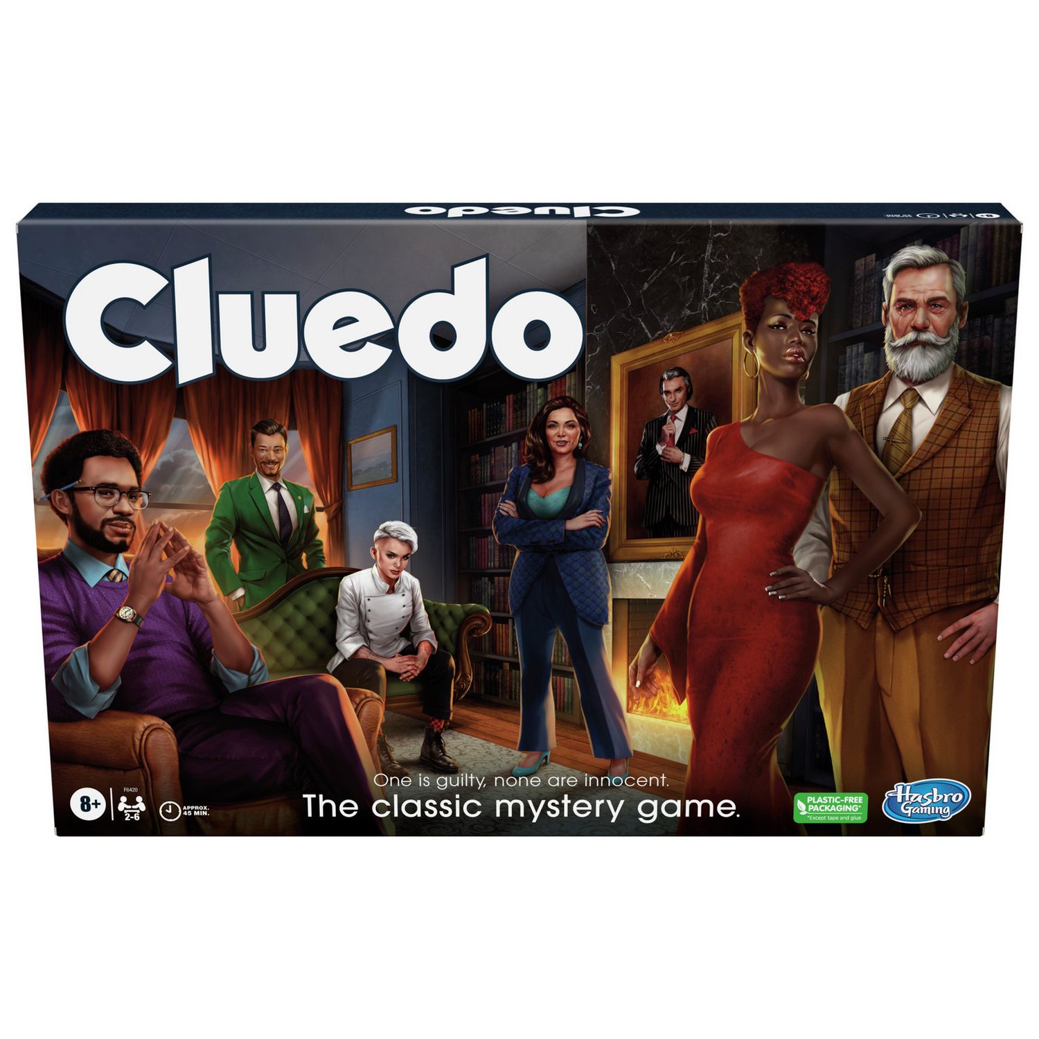 Hasbro Gaming Cluedo murder mystery board game, UK version