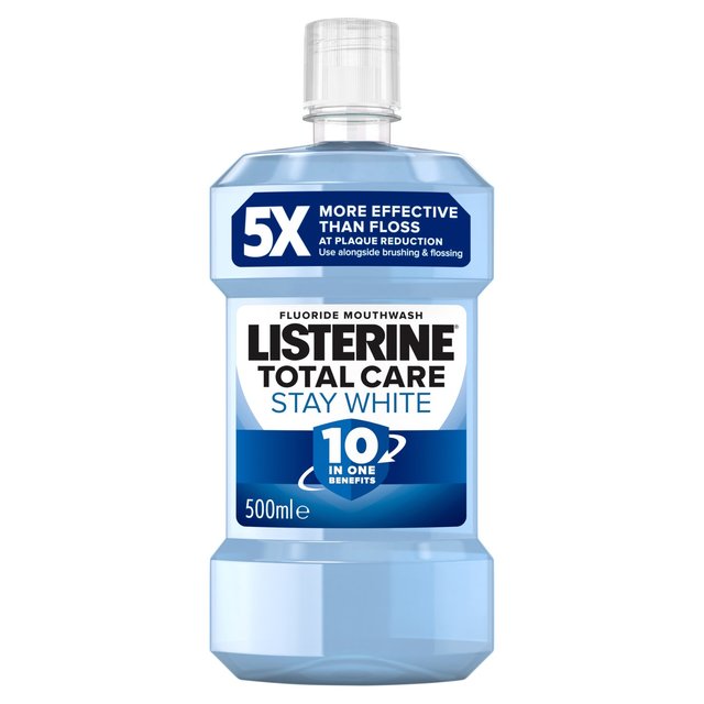 Listerine Total Care Stay White Mouthwash   500ml GOODS M&S   