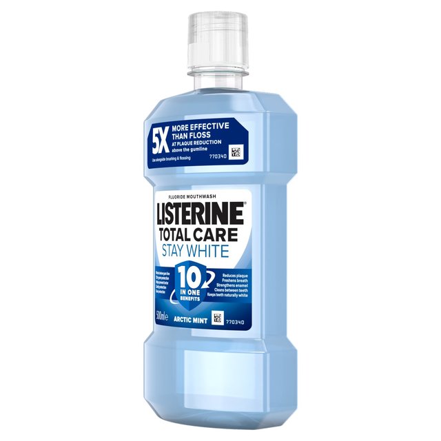 Listerine Total Care Stay White Mouthwash   500ml GOODS M&S   