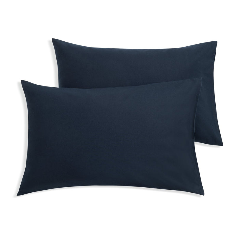 Habitat pillowcase pair navy 75x50cm, UK version
