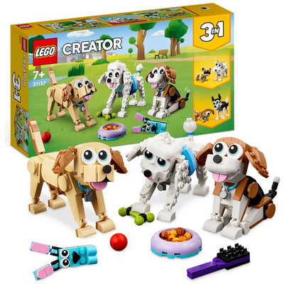 Argos Lego Creator 3-i-1 Bedårende Hunder Bygge Leketøysett 475 Deler - Kjøp online hos McGrocer