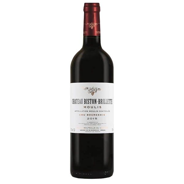 Chateau Biston Brillette Bordeaux red wine from Moulis, imported from the UK