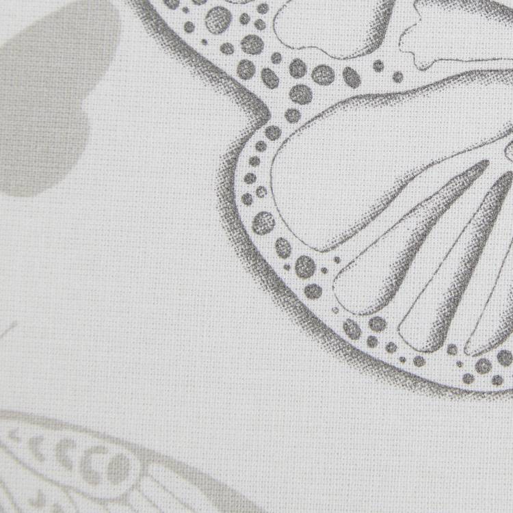Argos Home Shadow Butterflies grey bedding set single (British brand)