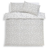 Argos Home Shadow Butterflies grey bedding set single (British brand)