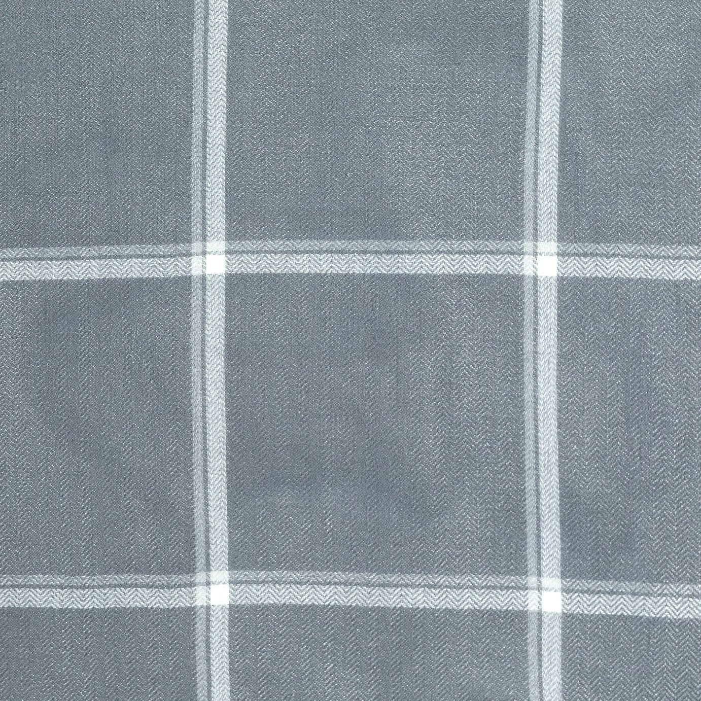 Habitat grey square check eyelet curtains 117cm by 183cm, UK version