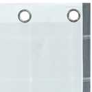Habitat grey square check eyelet curtains 117cm by 183cm, UK version