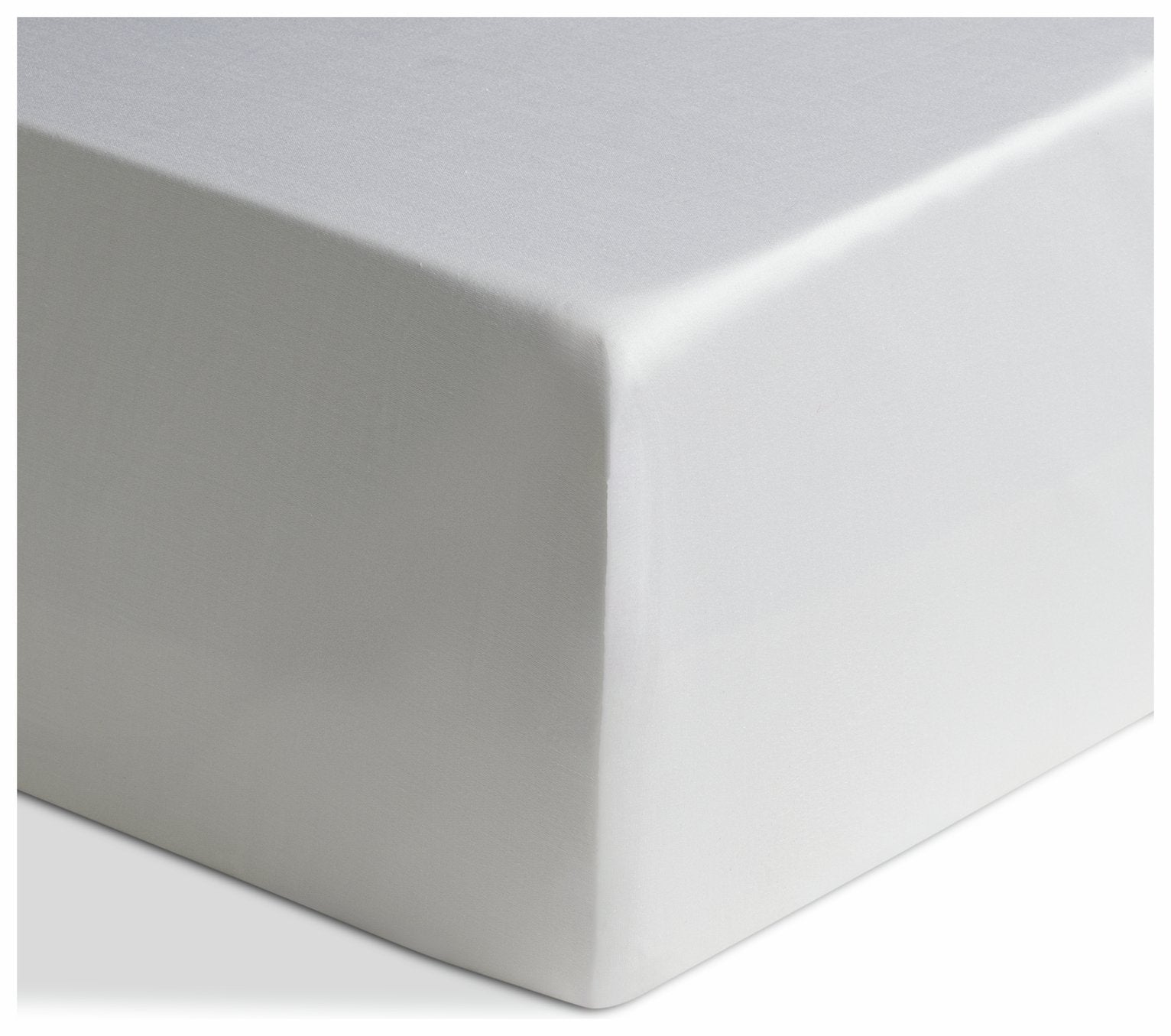 Habitat cotton 800 TC extra deep white fitted sheet double, UK version