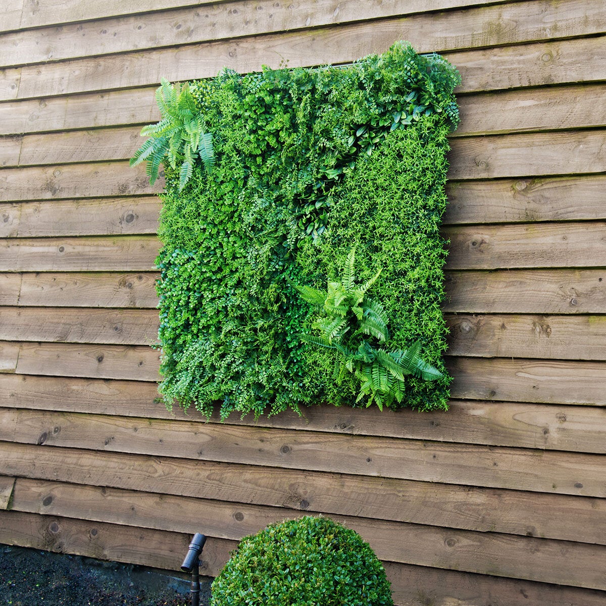Artificial foliage wall panel by Tree Locate, pack of 5 - British product