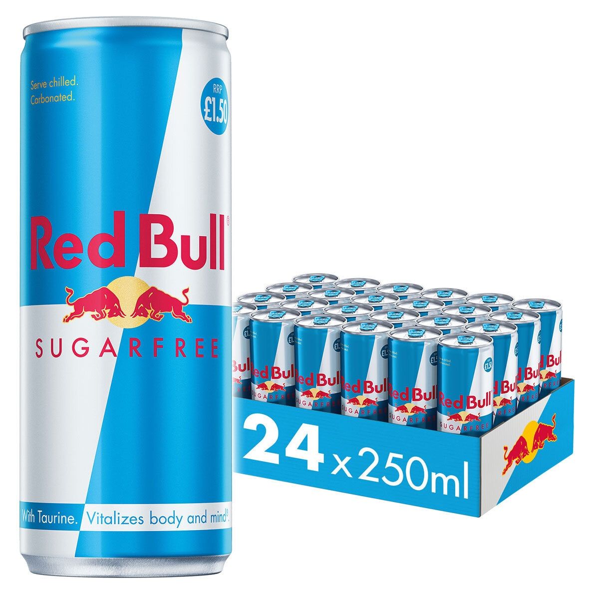 Red Bull Sugar Free PMP £1.50, 24 x 250ml GOODS Costco UK