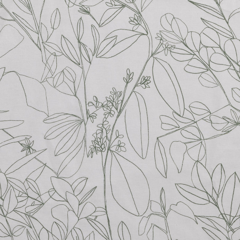 Habitat blackout curtains green and white floral design 168x183cm, UK version