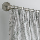 Habitat green and white floral blackout curtains 117x137cm, UK version
