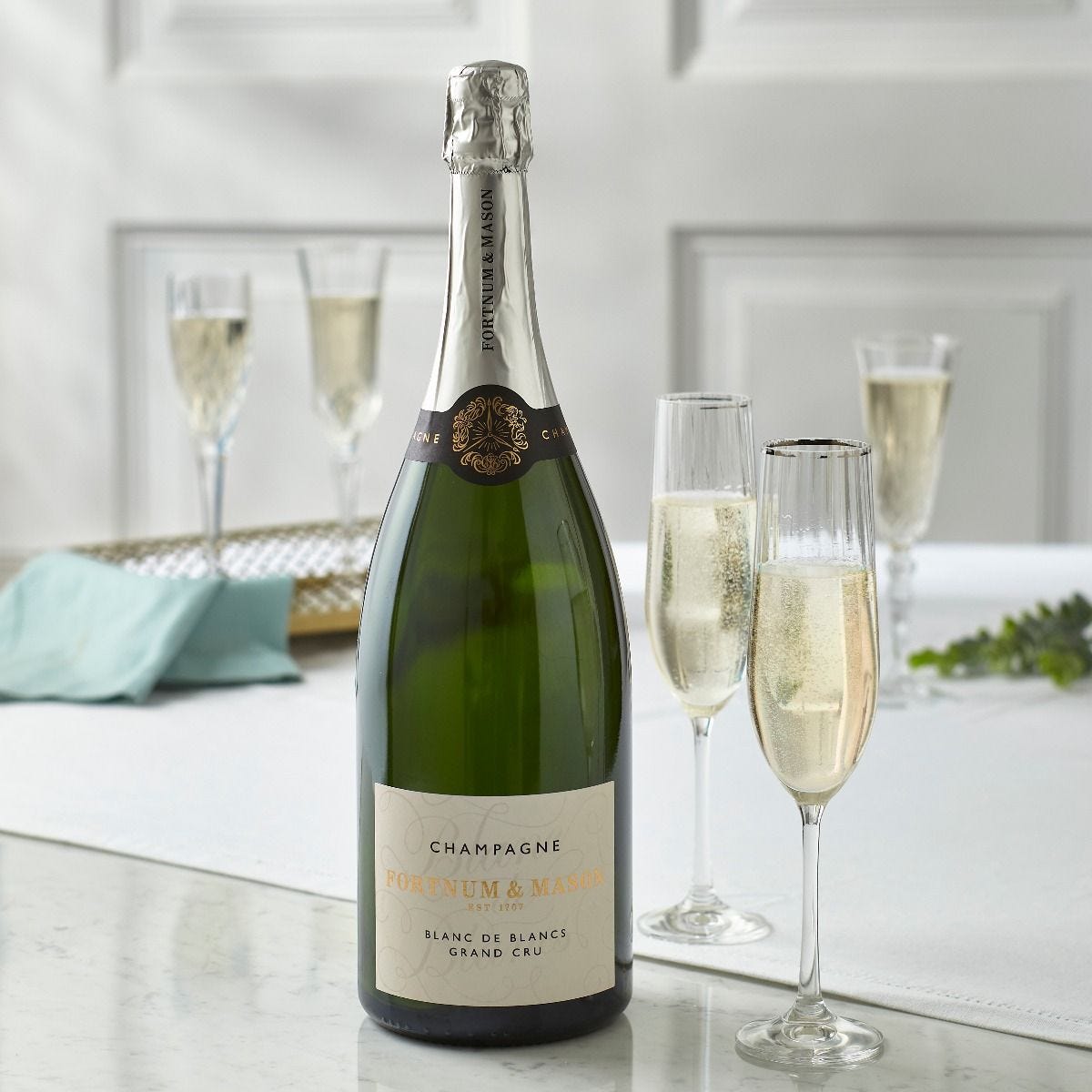 Fortnum's Blanc de Blancs Champagne magnum 150cl - British product