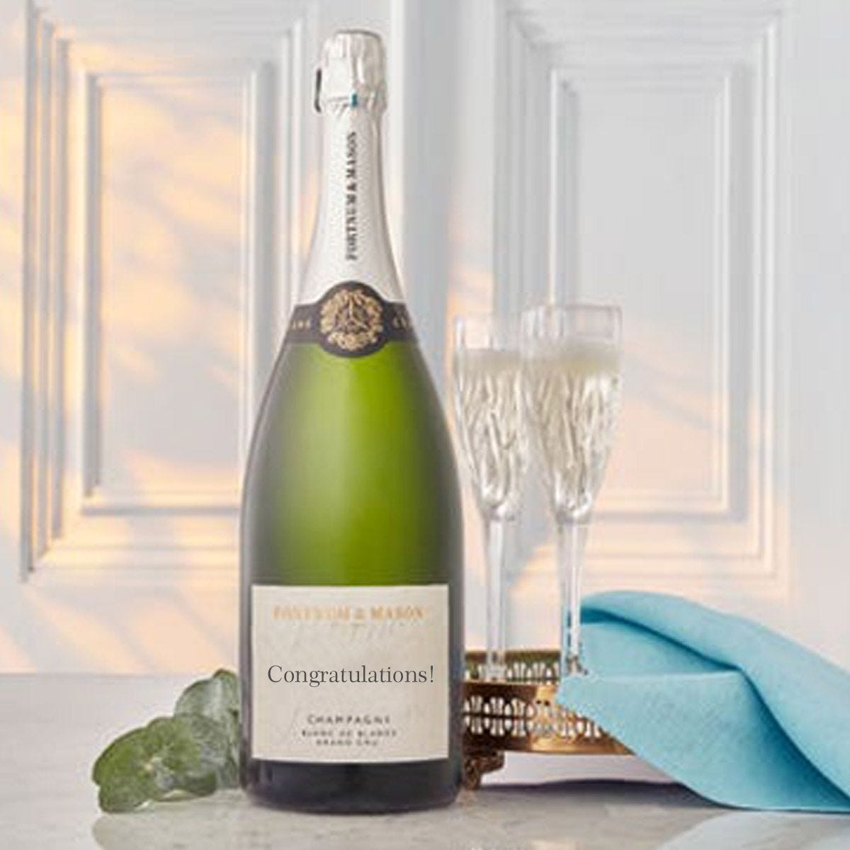 Fortnum's personalised Blanc de Blancs Champagne magnum 150cl, imported from the UK