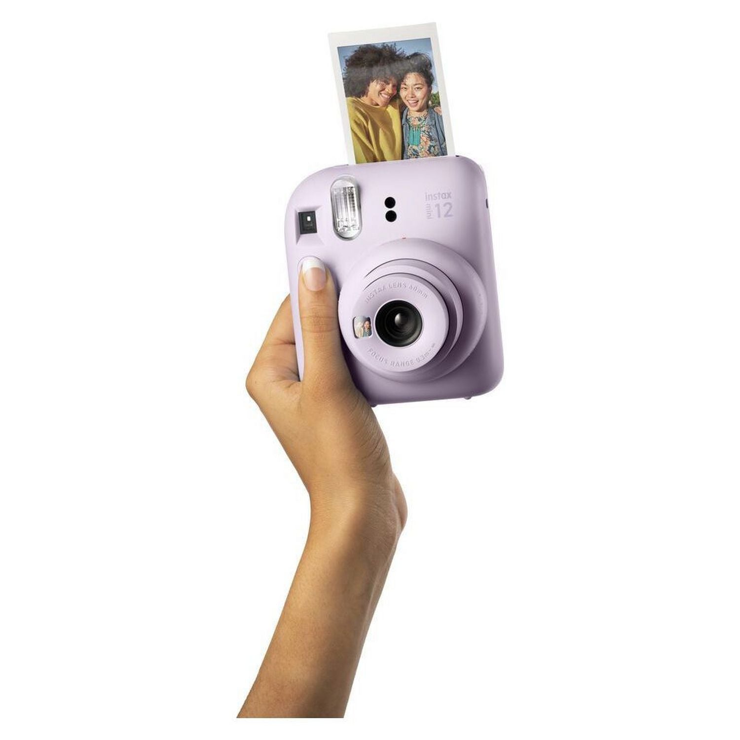 instax Mini 12 Purple instant camera, UK version