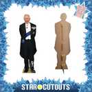 Star Cutouts Regal King Charles life-size cardboard cutout (British brand)