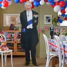 Star Cutouts Regal King Charles life-size cardboard cutout (British brand)