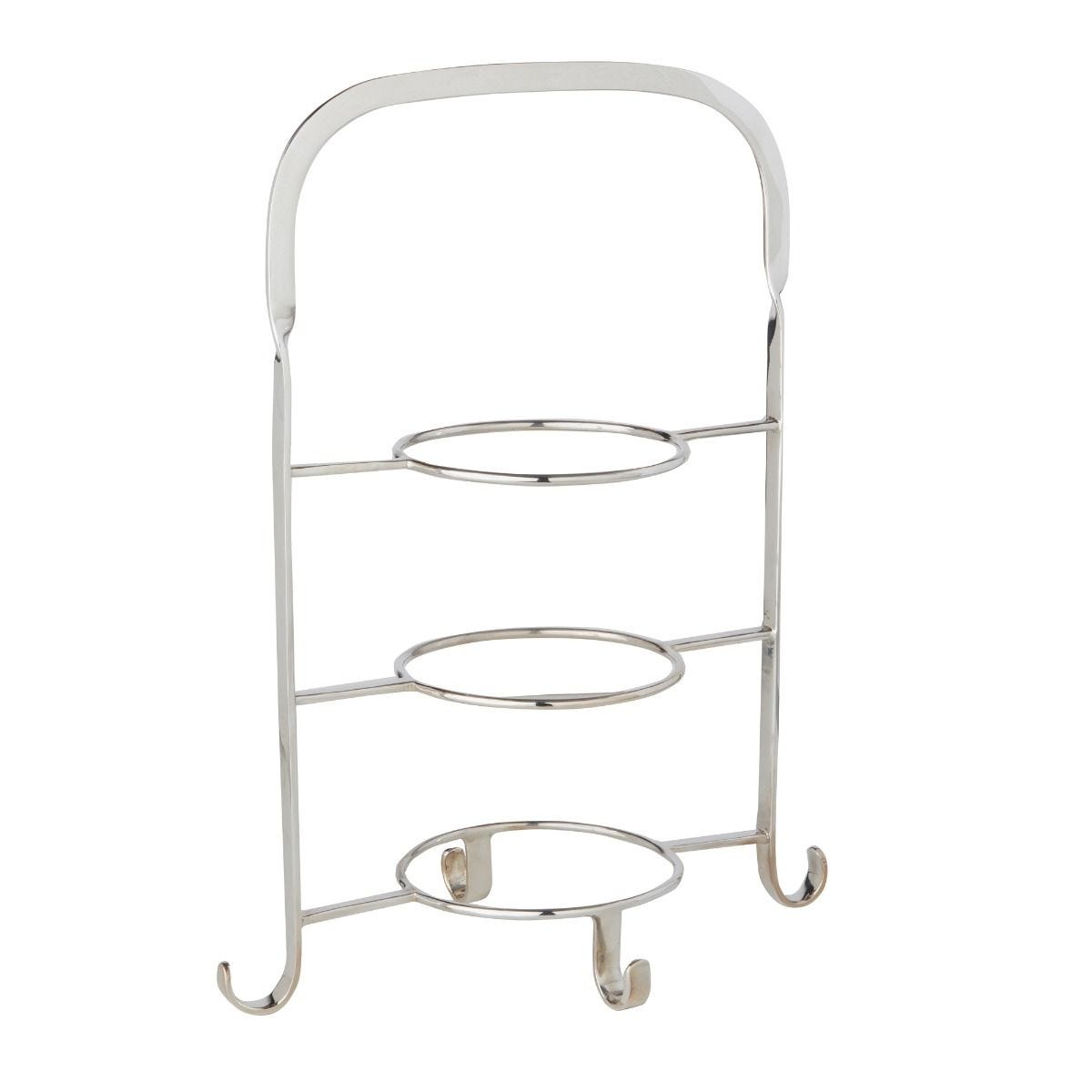 Silver plated afternoon tea stand 40cm, UK version