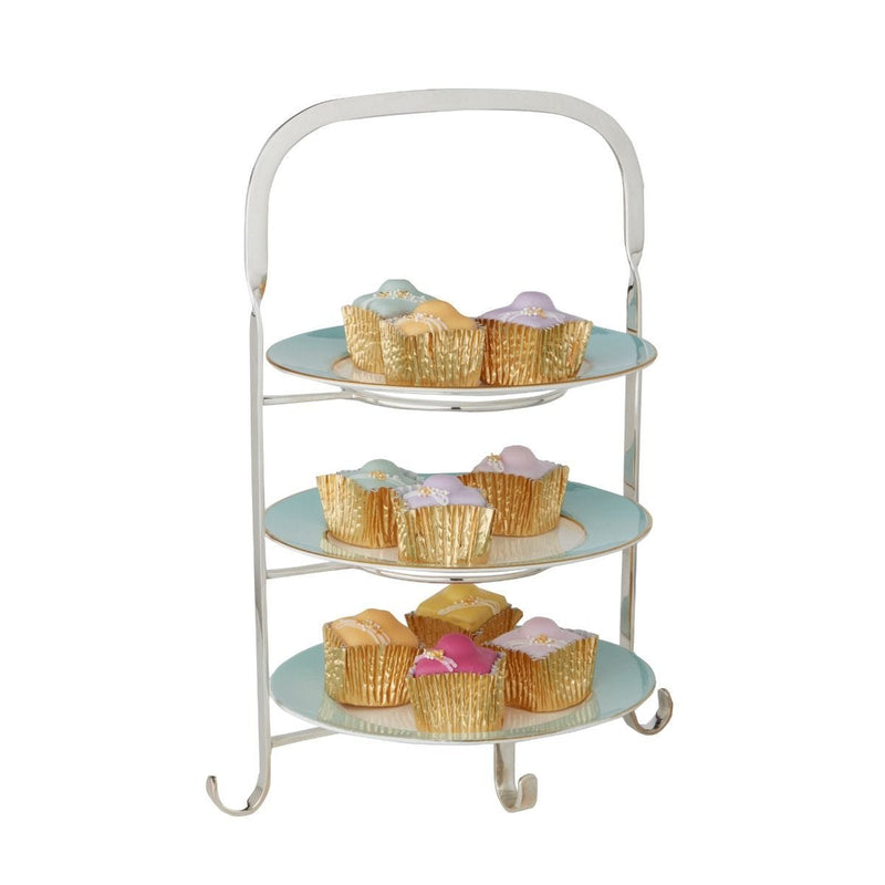 Silver plated afternoon tea stand 40cm, UK version