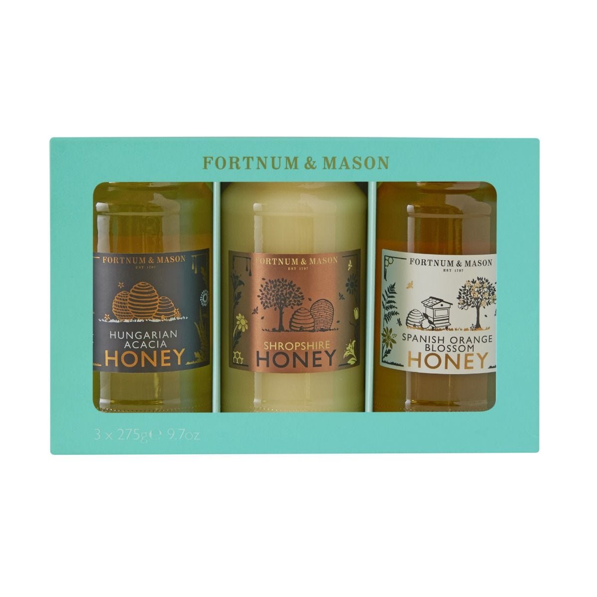 Fortnum's honey gift pack 3 x 275g (British brand)