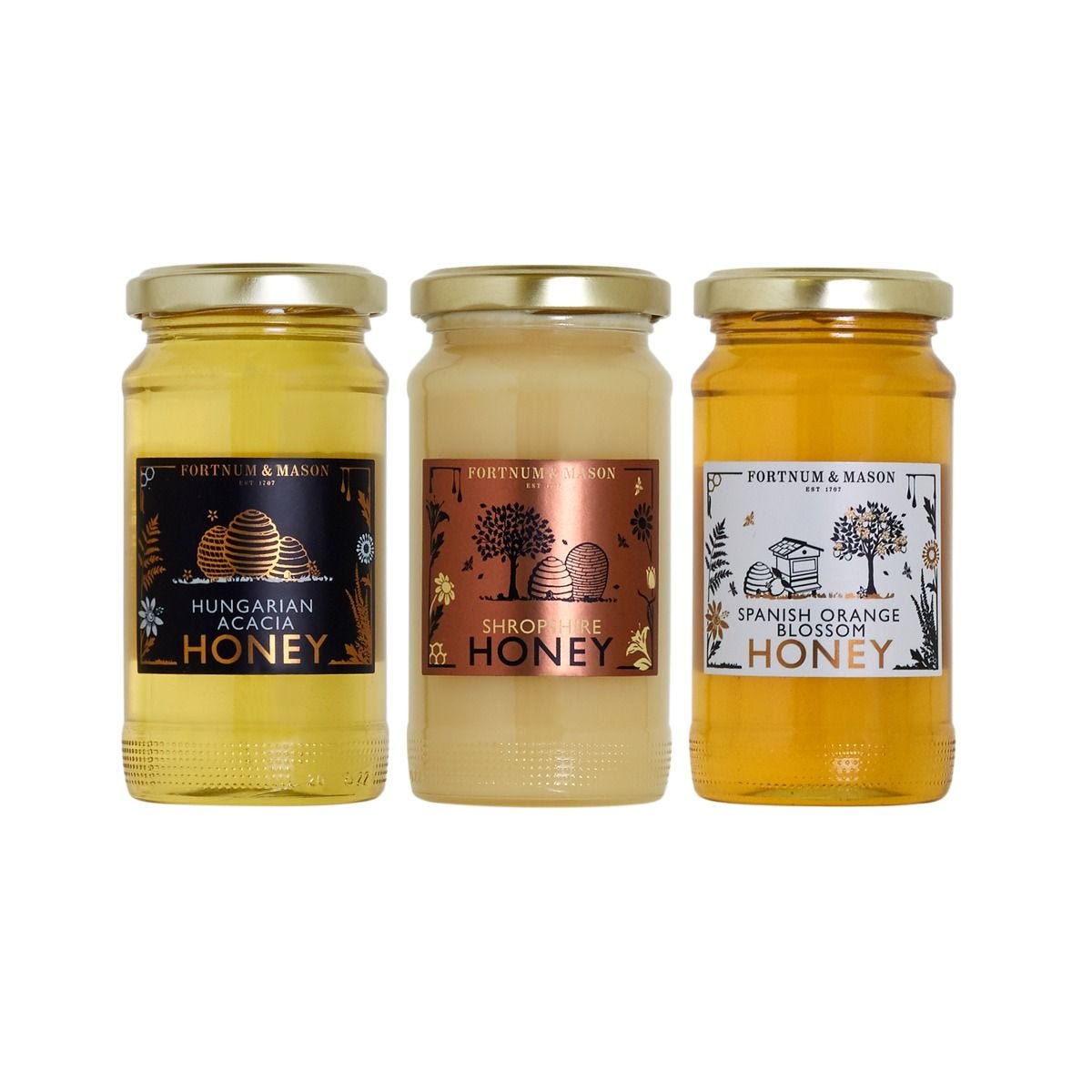 Fortnum's honey gift pack 3 x 275g (British brand)
