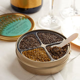 Caviar tasting quartet 120g with four varieties, imported from the UK