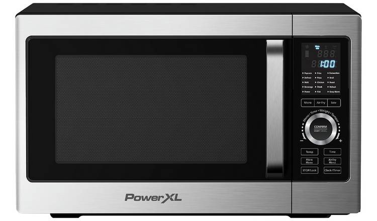 Power XL 900W Microwave Air Fryer 01556 - Black