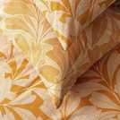 Habitat cotton bedding set yellow linear leaf print single, UK version