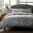 Argos Home Floral Trail Grey Bedding Set King Size - British product