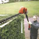Black + Decker cordless pole hedge trimmer 43cm - British product