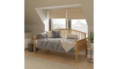 Argos GFW Madrid Single Day Bed Frame in Oak- Buy online at McGrocer