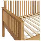 GFW single day bed frame in oak, UK version