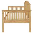 GFW single day bed frame in oak, UK version