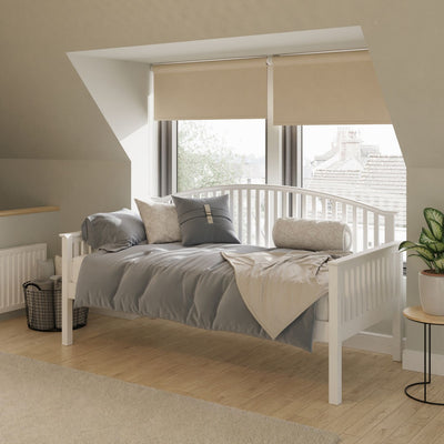 Argos GFW Madrid Single Day Wooden Bed Frame White- Buy online at McGrocer
