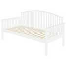 GFW Madrid single day wooden bed frame in white - British product