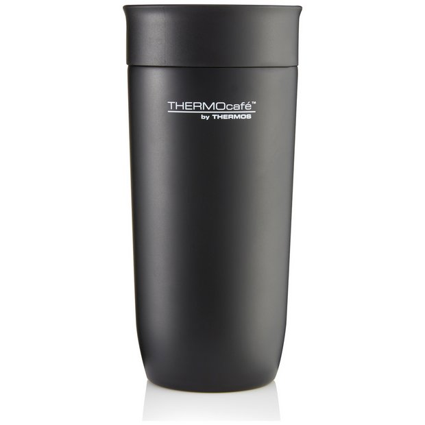 Thermos Thermocafe Push-Button Lid Tumbler Black 360ml (British brand)