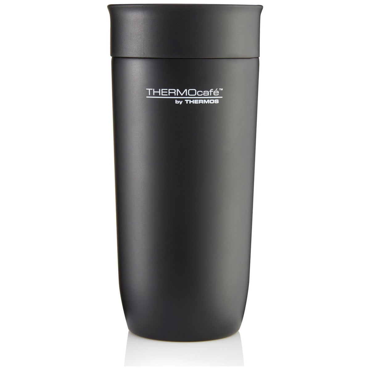 Thermos Thermocafe Push-Button Lid Tumbler Black 360ml (British brand)