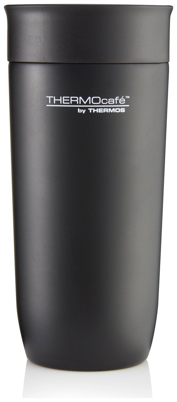 Thermos Thermocafe Push-Button Lid Tumbler Black 360ml (British brand)