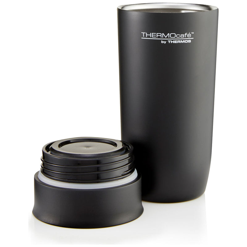 Thermos Thermocafe Push-Button Lid Tumbler Black 360ml (British brand)