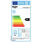 Bush twin cavity gas cooker white 50cm - British product
