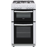 Bush twin cavity gas cooker white 50cm - British product