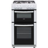 Bush twin cavity gas cooker white 50cm - British product