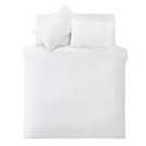 Silentnight Supersoft plain white duvet set double (British brand)