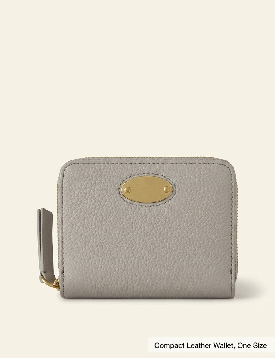 Mulberry Plaque small leather wallet (British brand)