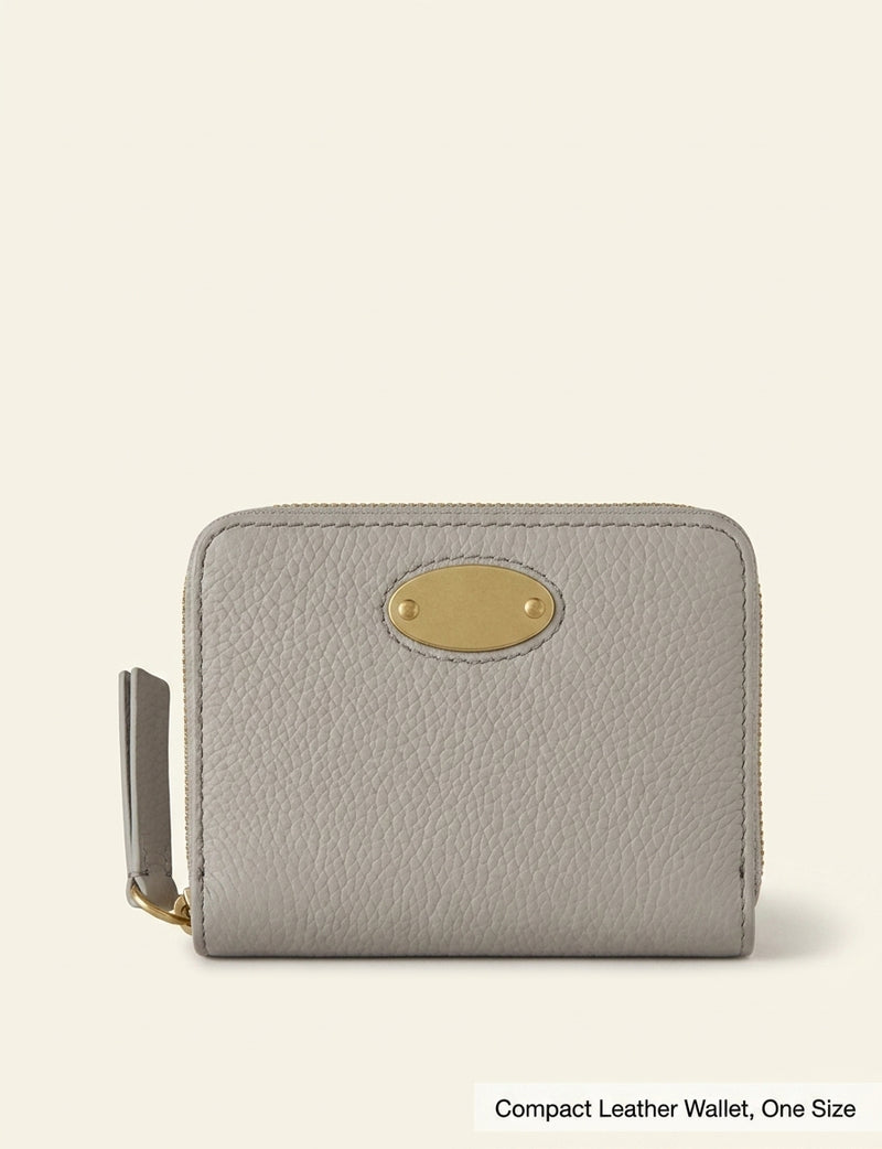 Mulberry Plaque small leather wallet (British brand)