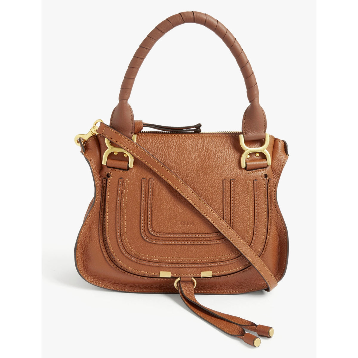 Marcie leather cross-body bag - BLACK