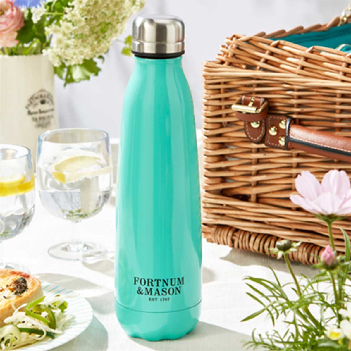 Fortnum's water bottle Eau de Nil 500ml, imported from the UK